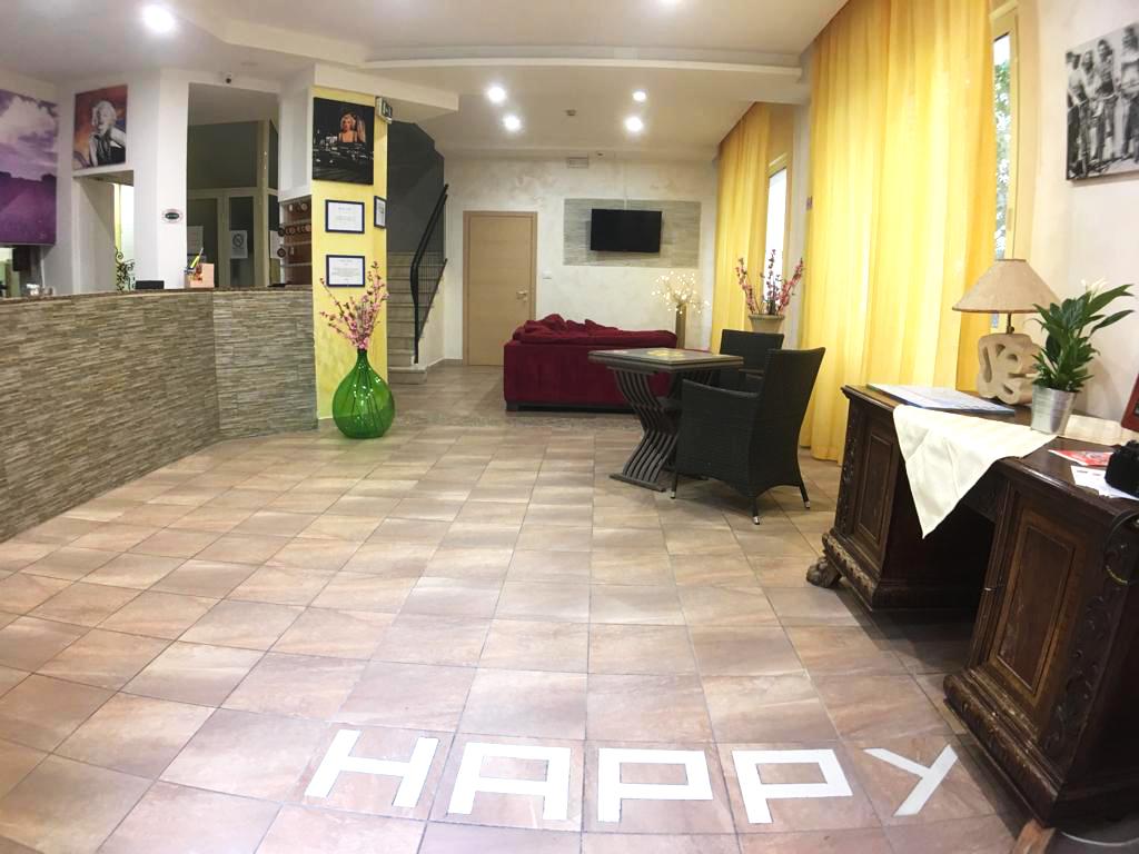Hotel New Happy Rimini Bagian luar foto