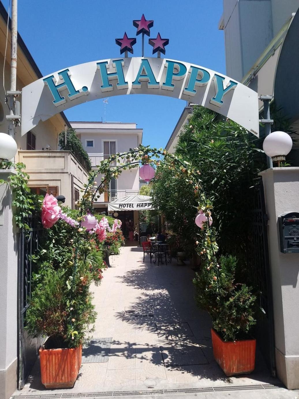 Hotel New Happy Rimini Bagian luar foto